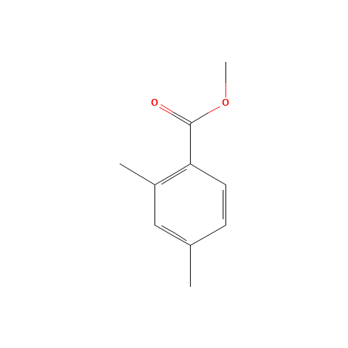 methyl 2,4-dimethylbenzoate (CAS: 23617-71-2) - Chemical Structure and Molecular Formula 