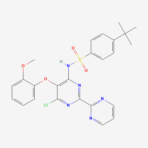 4-tert-Butyl-N-(6-chloro-5-(2-methoxyphenoxy)-2,2'-bipyrimidin-4-yl)benzenesulfonamide (CAS: 150727-06-3) - Related Chemical Product