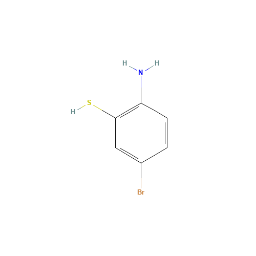 2-Amino-5-bromobenzenethiol (CAS: 23451-95-8) - Chemical Structure and Molecular Formula 