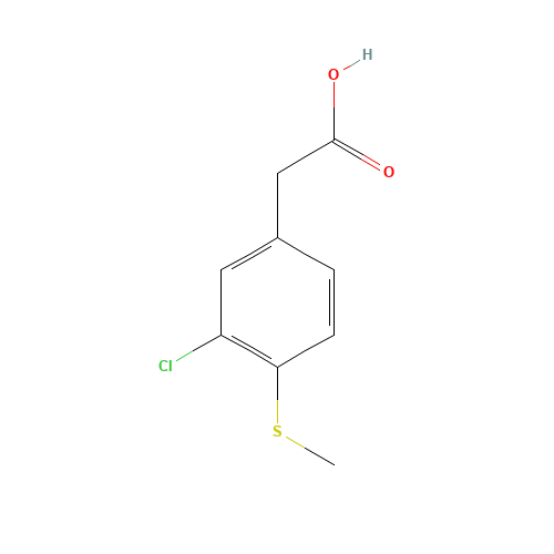 3-Chloro-4-(methylthio)phenylacetic acid (CAS: 87776-75-8) - Related Chemical Product