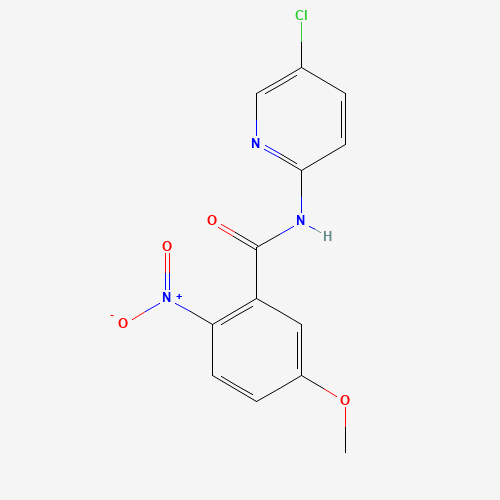 N-(5-chloro-pyridine-2-yl)-5-methoxy-2-nitrobenzamide (CAS: 280773-16-2) - Related Chemical Product