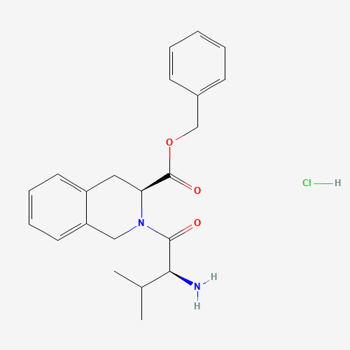 (S,S)-2-(2-AMINO-3-METHYL-BUTYRYL)-1,2,3,4-TETRAHYDRO-ISOQUINOLINE-3-CARBOXYLIC ACID BENZYL ESTER,HCL (CAS: 166169-15-9) - Related Chemical Product