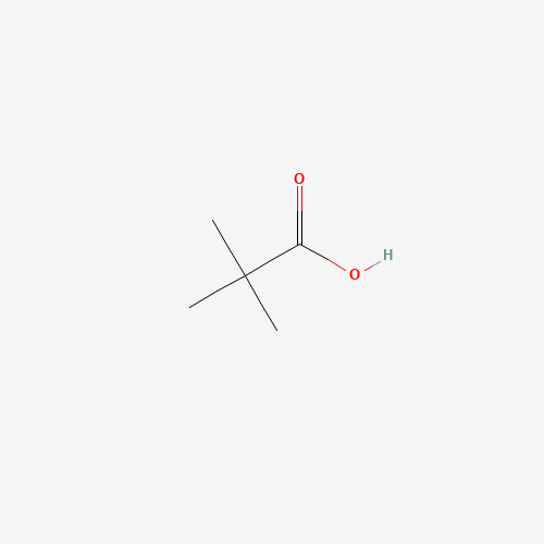 Pivalic acid (CAS: 75-98-9) - Chemical Structure and Molecular Formula 