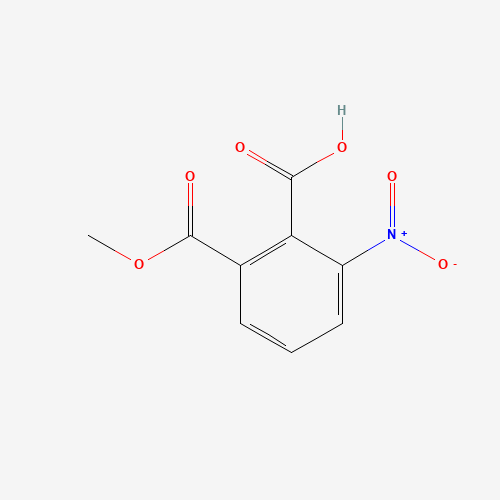 1-Methyl-3-nitrophthalate chemical structure 1-Methyl-3-nitrophthalate (CAS: 21606-04-2) - Chemical Structure and Molecular Formula