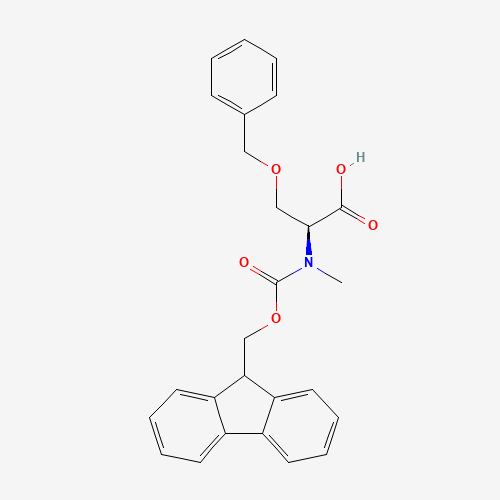 N-Fmoc-N-methyl-O-benzyl-L-serine (CAS: 84000-14-6) - Chemical Structure and Molecular Formula 