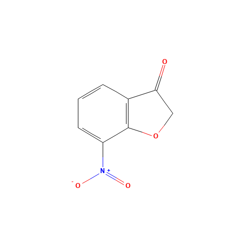 7-Nitro-3(2H)-benzofuranone (CAS: 164915-57-5) - Chemical Structure and Molecular Formula 