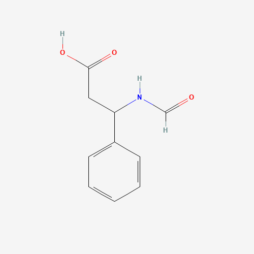 3-(Formylamino)-3-phenylpropanoic acid (CAS: 126575-05-1) - Chemical Structure and Molecular Formula 