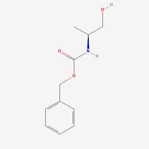 CBZ-L-ALANINOL (CAS: 66674-16-6) - Chemical Structure and Molecular Formula 