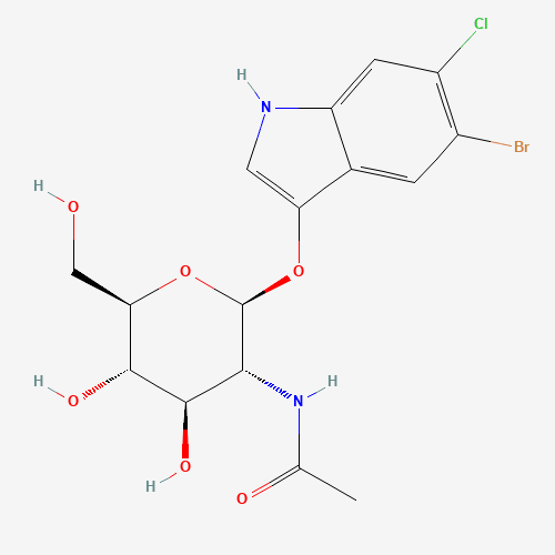 5-BROMO-4-CHLORO-3-INDOLYL-N-ACETYL-BETA-D-GLUCOSAMINIDE (CAS: 5609-91-6) - Related Chemical Product