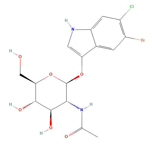 5-BROMO-4-CHLORO-3-INDOLYL-N-ACETYL-BETA-D-GLUCOSAMINIDE (CAS: 5609-91-6) - Related Chemical Product