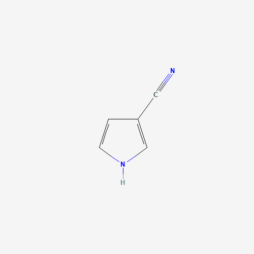 3-CYANOPYRROLE (CAS: 7126-38-7) - Chemical Structure and Molecular Formula 