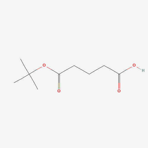 5-tert-butoxy-5-oxopentanoic acid (CAS: 63128-51-8) - Chemical Structure and Molecular Formula 