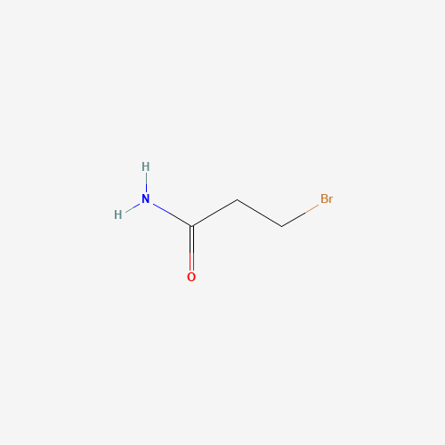 3-BROMOPROPIONAMIDE (CAS: 6320-96-3) - Chemical Structure and Molecular Formula 