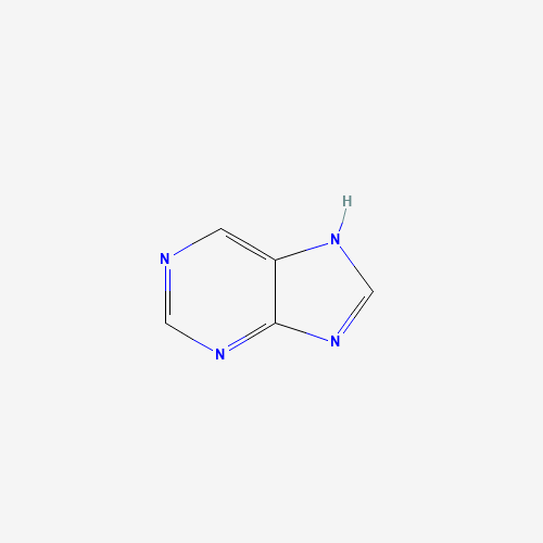 Purine (CAS: 120-73-0) - Chemical Structure and Molecular Formula 