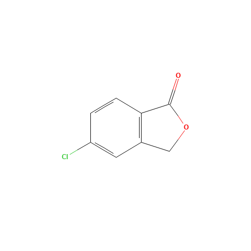 5-Chloro-1-(3H)-Isobenzofuranone (CAS: 54109-03-4) - Chemical Structure and Molecular Formula 