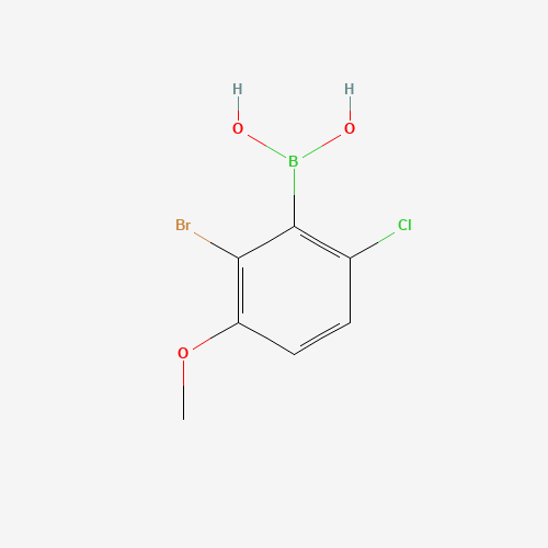 2-Bromo-6-chloro-3-methoxyphenylboronic acid (CAS: 957062-90-7) - Related Chemical Product