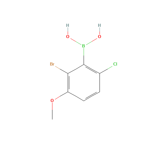 2-Bromo-6-chloro-3-methoxyphenylboronic acid (CAS: 957062-90-7) - Related Chemical Product