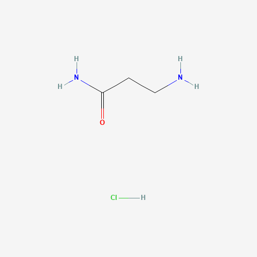 H-BETA-ALA-NH2 HCL (CAS: 64017-81-8) - Chemical Structure and Molecular Formula 