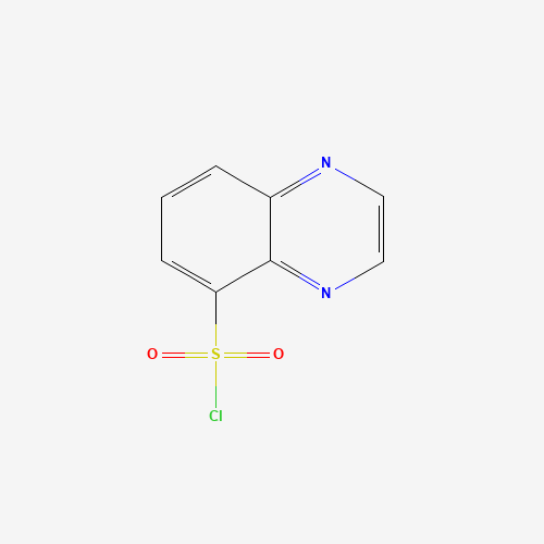 Quinoxaline-5-sulfonylchloride (CAS: 844646-88-4) - Chemical Structure and Molecular Formula 