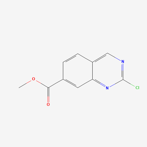 methyl 2-chloroquinazoline-7-carboxylate chemical structure methyl 2-chloroquinazoline-7-carboxylate (CAS: 953039-79-7) - Chemical Structure and Molecular Formula