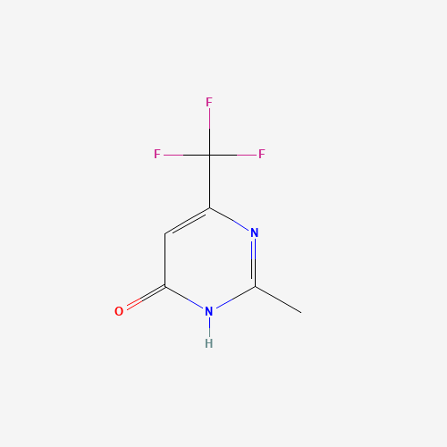 4-HYDROXY-2-METHYL-6-TRIFLUOROMETHYLPYRIMIDINE (CAS: 2836-44-4) - Chemical Structure and Molecular Formula 