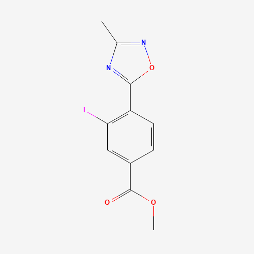 methyl 3-iodo-4-(3-methyl-1,2,4-oxadiazol-5-yl)benzoate (CAS: 1131614-54-4) - Related Chemical Product