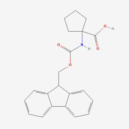 Fmoc-cycloleucine (CAS: 117322-30-2) - Chemical Structure and Molecular Formula 