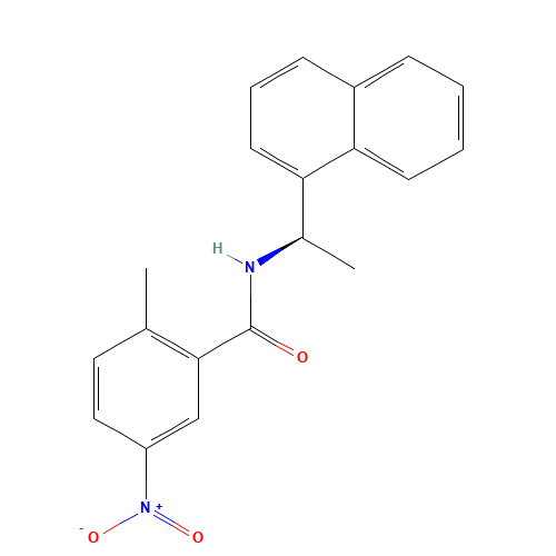 2-Methyl-N-(1R-naphthalen-1-yl-ethyl)-5-nitro-benzamide (CAS: 1093070-15-5) - Related Chemical Product