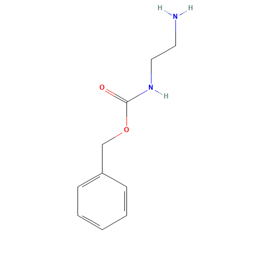 BENZYL N-(2-AMINOETHYL)CARBAMATE HYDROCHLORIDE (CAS: 72080-83-2) - Chemical Structure and Molecular Formula 