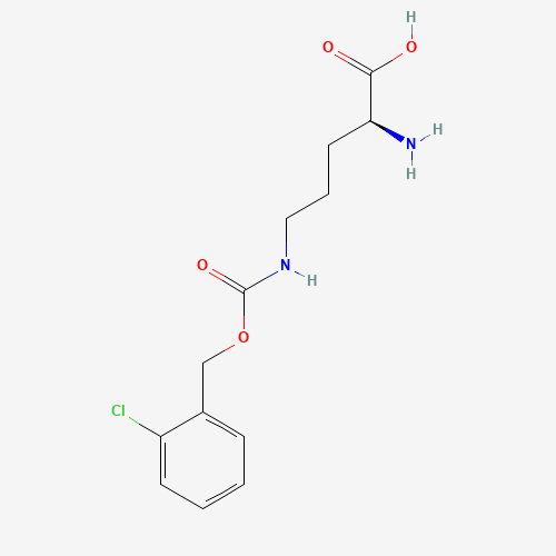 H-Orn(2-Cl-Z)-OH (CAS: 118553-99-4) - Chemical Structure and Molecular Formula 