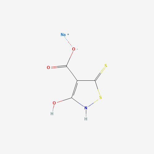 4-ISOTHIAZOLECARBOXYLIC ACID (CAS: 475112-25-5) - Chemical Structure and Molecular Formula 