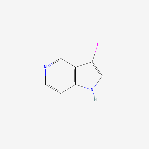 3-IODO-1H-PYRROLO[3,2-C]PYRIDINE (CAS: 877060-47-4) - Chemical Structure and Molecular Formula 