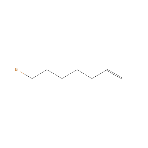 7-Bromo-1-heptene (CAS: 4117-09-3) - Chemical Structure and Molecular Formula 
