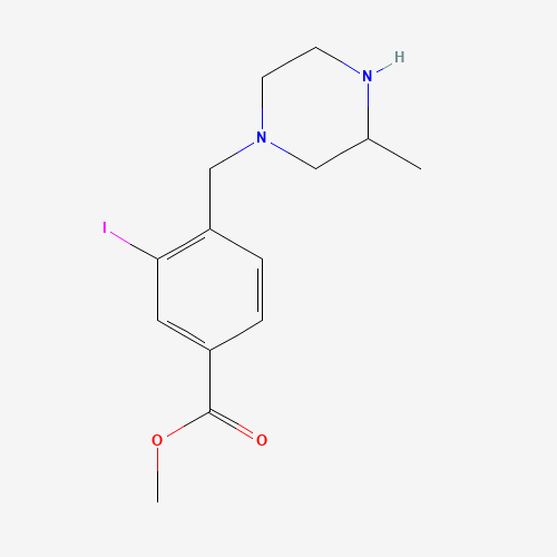 methyl 3-iodo-4-((3-methylpiperazin-1-yl)methyl)benzoate (CAS: 1131614-99-7) - Related Chemical Product