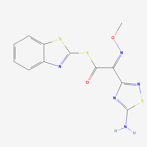 (S)-2-Benzothiazolyl (Z)-2-(5-amino-1,2,4-thiadiazol-3-yl)-2-methoxyiminothioacetate (CAS: 89604-91-1) - Related Chemical Product