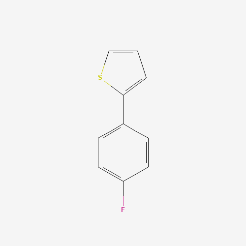 2-(4-FLUOROPHENYL)THIOPHENE (CAS: 58861-48-6) - Chemical Structure and Molecular Formula 