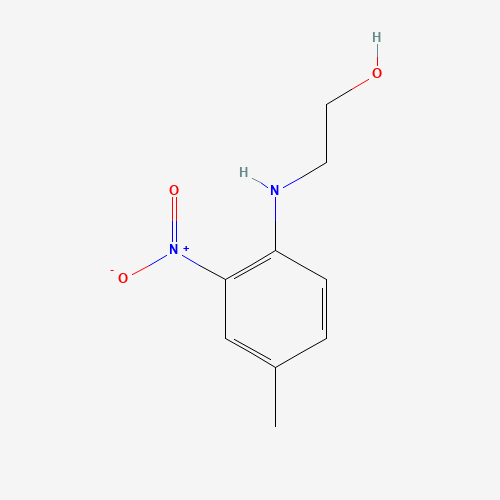 2-(4-Methyl-2-nitrophenylamino)ethanol (CAS: 100418-33-5) - Chemical Structure and Molecular Formula 