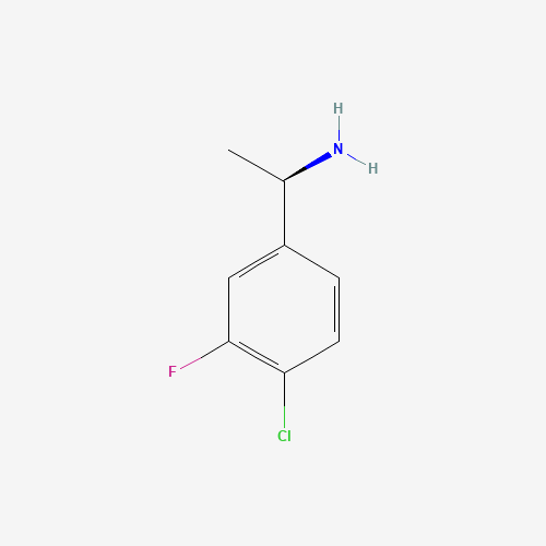 (R)-1-(4-Chloro-3-fluorophenyl)ethanamine (CAS: 1114559-14-6) - Related Chemical Product