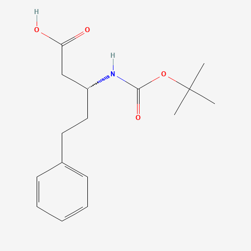 BOC-(R)-3-AMINO-5-PHENYLPENTANOIC ACID (CAS: 218608-83-4) - Related Chemical Product