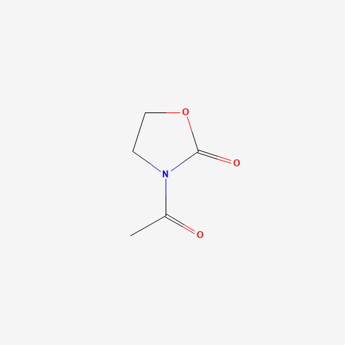 3-Acetyl-2-oxazolidinone (CAS: 1432-43-5) - Chemical Structure and Molecular Formula 