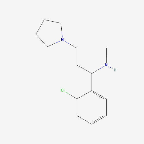 [1-(2-CHLORO-PHENYL)-3-PYRROLIDIN-1-YL-PROPYL]-METHYL-AMINE (CAS: 672309-98-7) - Related Chemical Product