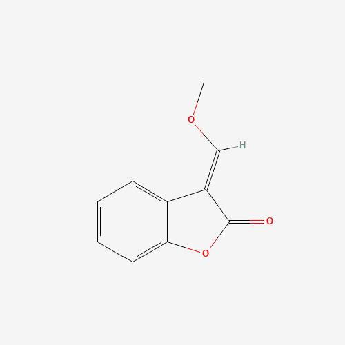 (3E)-3-(methoxymethylene)-1-benzofuran-2(3H)-one (CAS: 140800-90-6) - Chemical Structure and Molecular Formula 