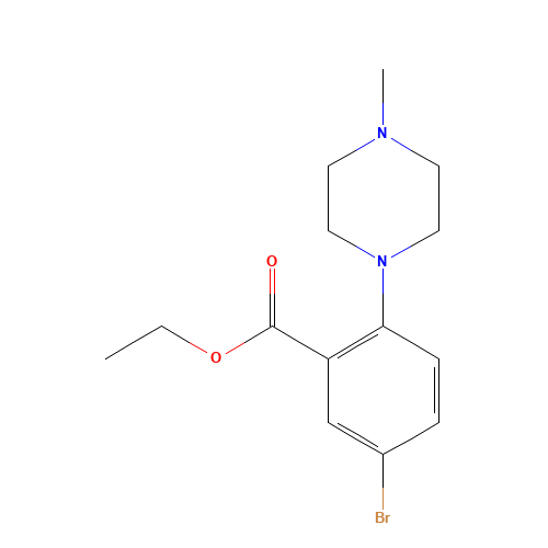 ethyl 5-bromo-2-(4-methylpiperazin-1-yl)benzoate (CAS: 1131587-82-0) - Related Chemical Product