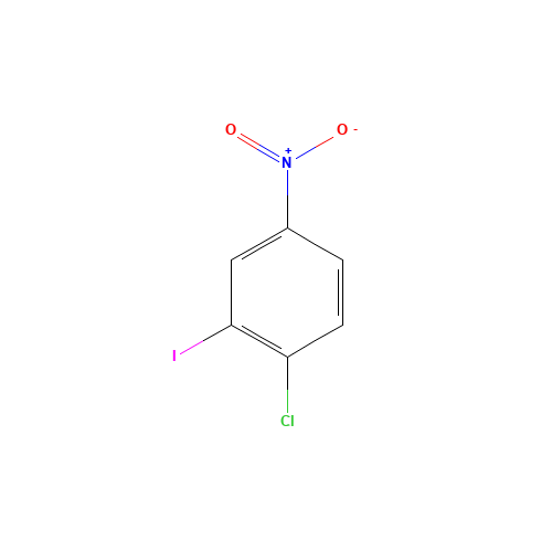 1-chloro-2-iodo-4-nitro-benzene (CAS: 74534-15-9) - Chemical Structure and Molecular Formula 