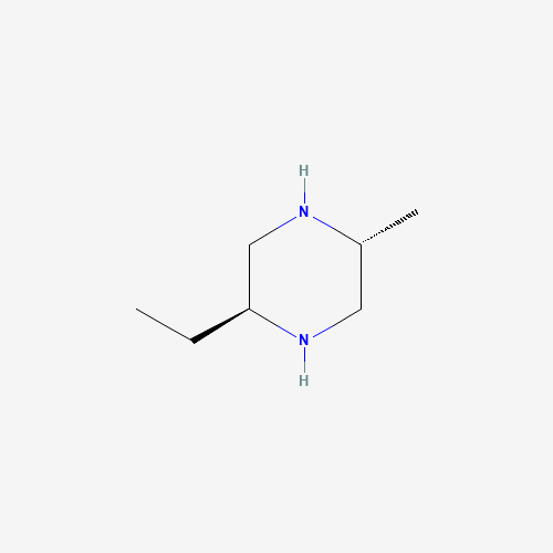 (2S,5R)-2-ethyl-5-methylpiperazine (CAS: 907207-97-0) - Chemical Structure and Molecular Formula 