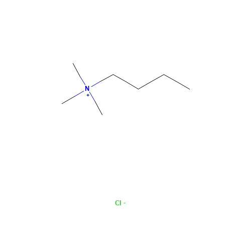 BUTYLTRIMETHYLAMMONIUM CHLORIDE (CAS: 14251-72-0) - Chemical Structure and Molecular Formula 