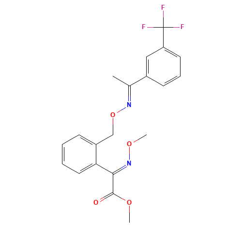 Trifloxystrobin (CAS: 141517-21-7) - Chemical Structure and Molecular Formula 