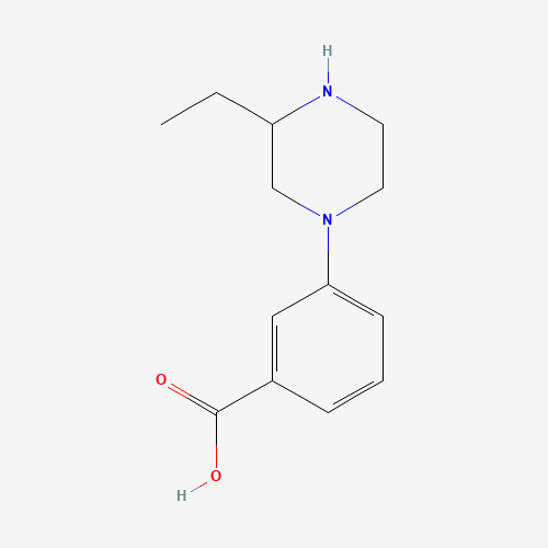 1-(3-carboxyphenyl)-3-ethyl-piperazine (CAS: 1131622-37-1) - Related Chemical Product