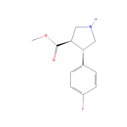 Trans-methyl 4-(4-fluorophenyl)pyrrolidine-3-carboxylate (CAS: 939758-13-1) - Related Chemical Product