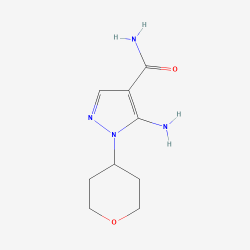 5-amino-1-(tetrahydro-2H-pyran-4-yl)-1H-pyrazole-4-carboxamide (CAS: 1082745-50-3) - Related Chemical Product